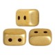 Les perles par Puca® Ios beads Light gold mat 00030/01710